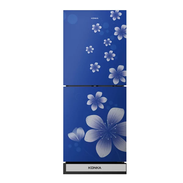 KONKA Refrigerator-KRT-200GB-Blue Delphinium-2-Door, Upper Freezer (200 Ltr)