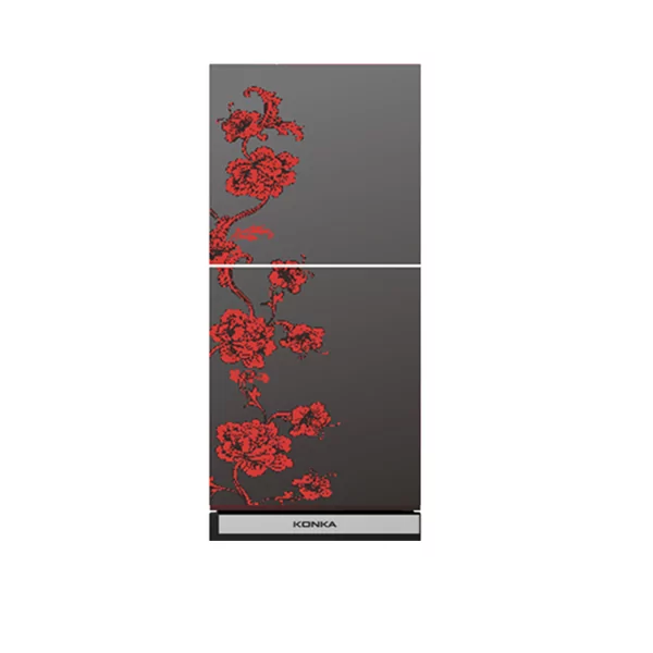 KONKA Refrigerator-KRT-165GB-Glass Mirror-2-Door, Upper Freezer (165 Ltr)