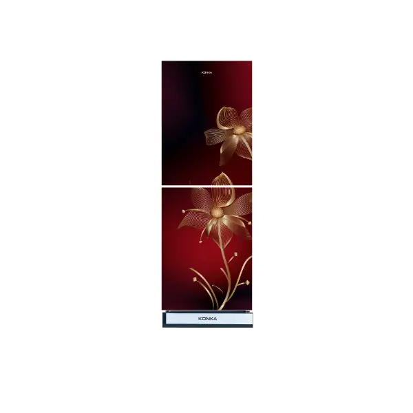 KONKA Refrigerator-KRB-190GB-3D-Maroon Nilumbo-2-Door, Bottom Freezer (190 Ltr)